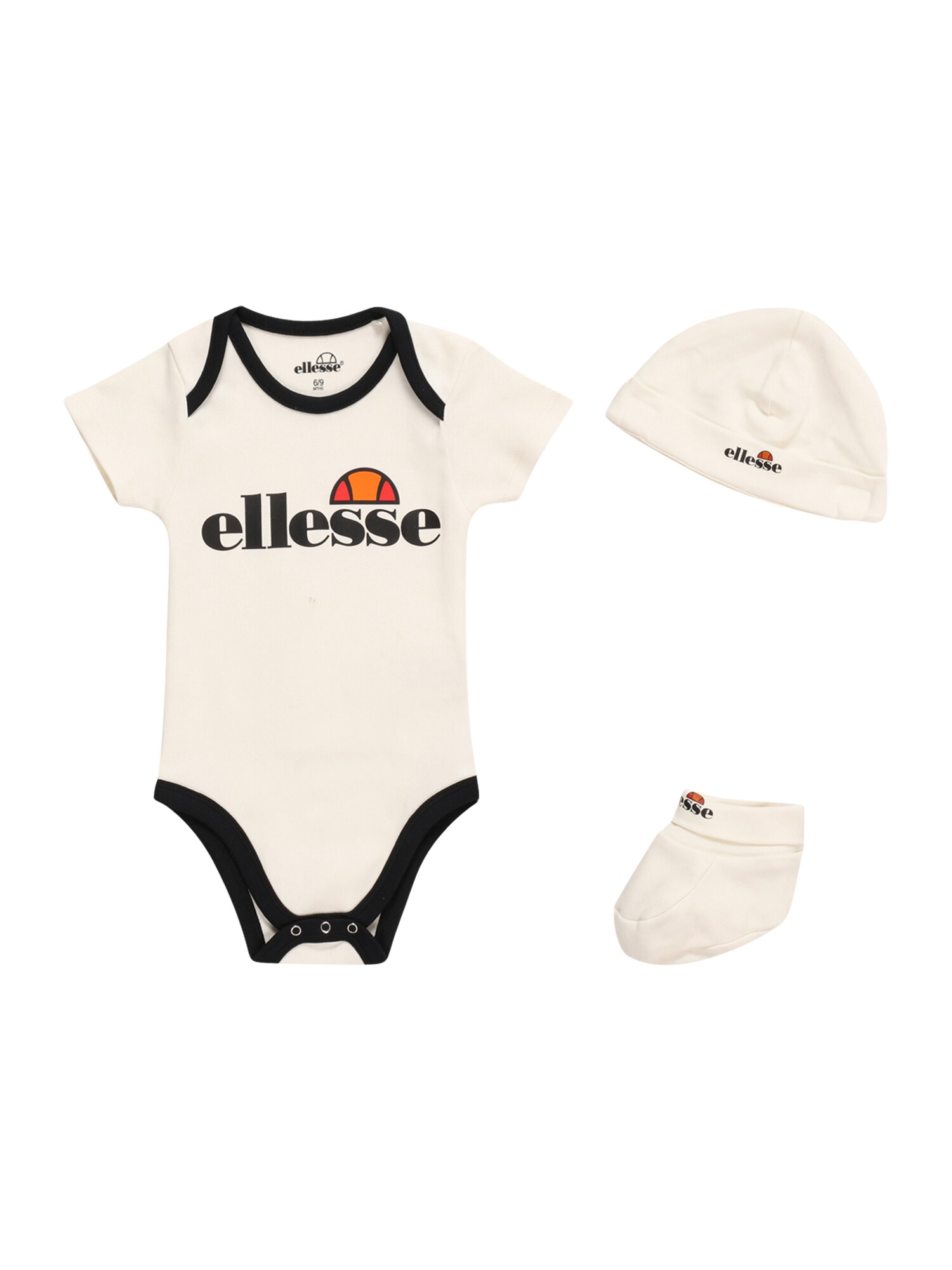 ELLESSE Komplet 'Alito'  oranžna / črna / off-bela