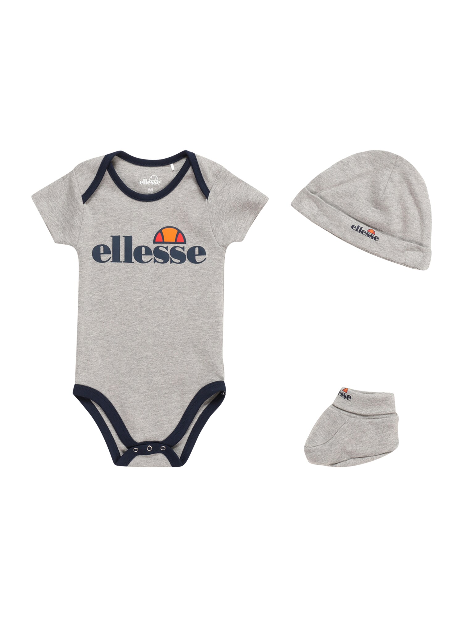 ELLESSE Set perila 'Alito'  temno modra / pegasto siva / oranžna / rdeča