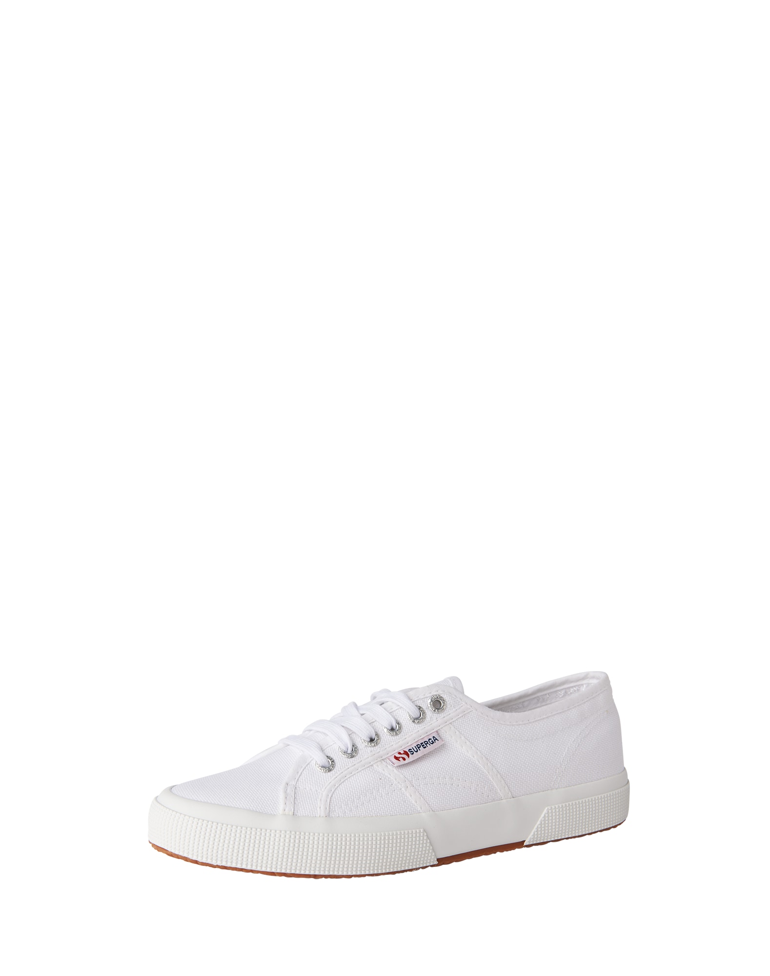 SUPERGA Nizke superge '2750 Cotu Classic'  rdeča / črna / srebrna / bela