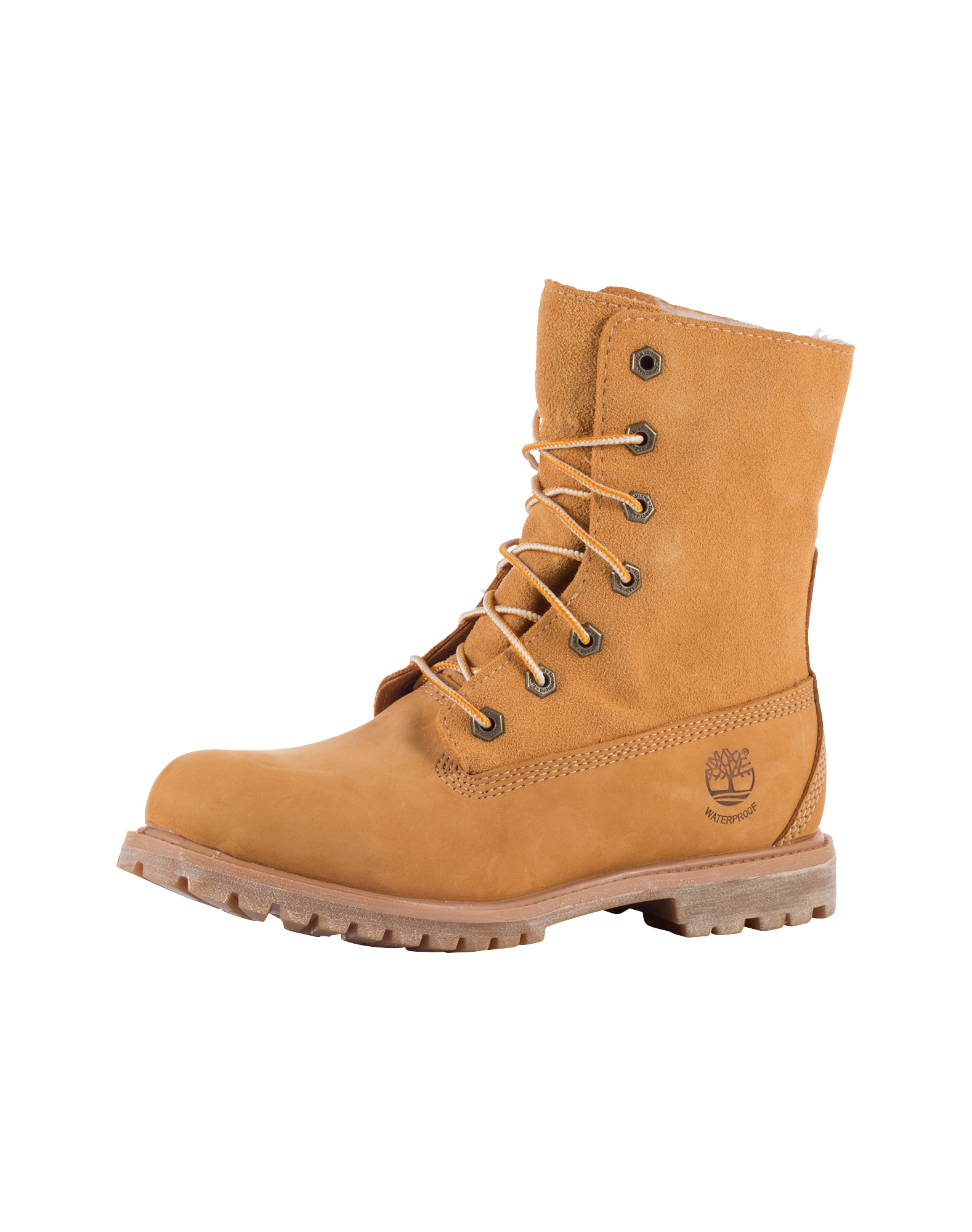 TIMBERLAND Gležnarji z vezalkami 'Authentics'  konjak