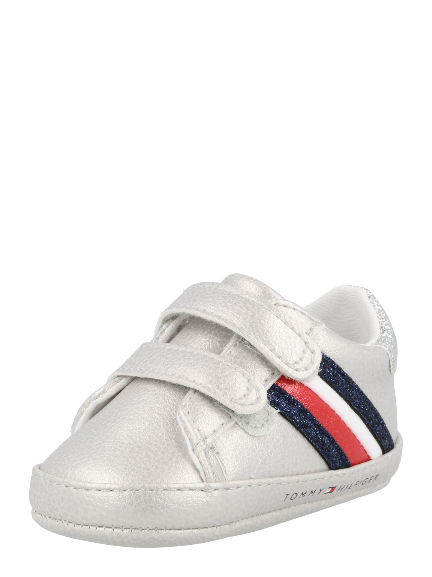 TOMMY HILFIGER Copatki za prve korake  mornarska / rdeča / srebrna / bela