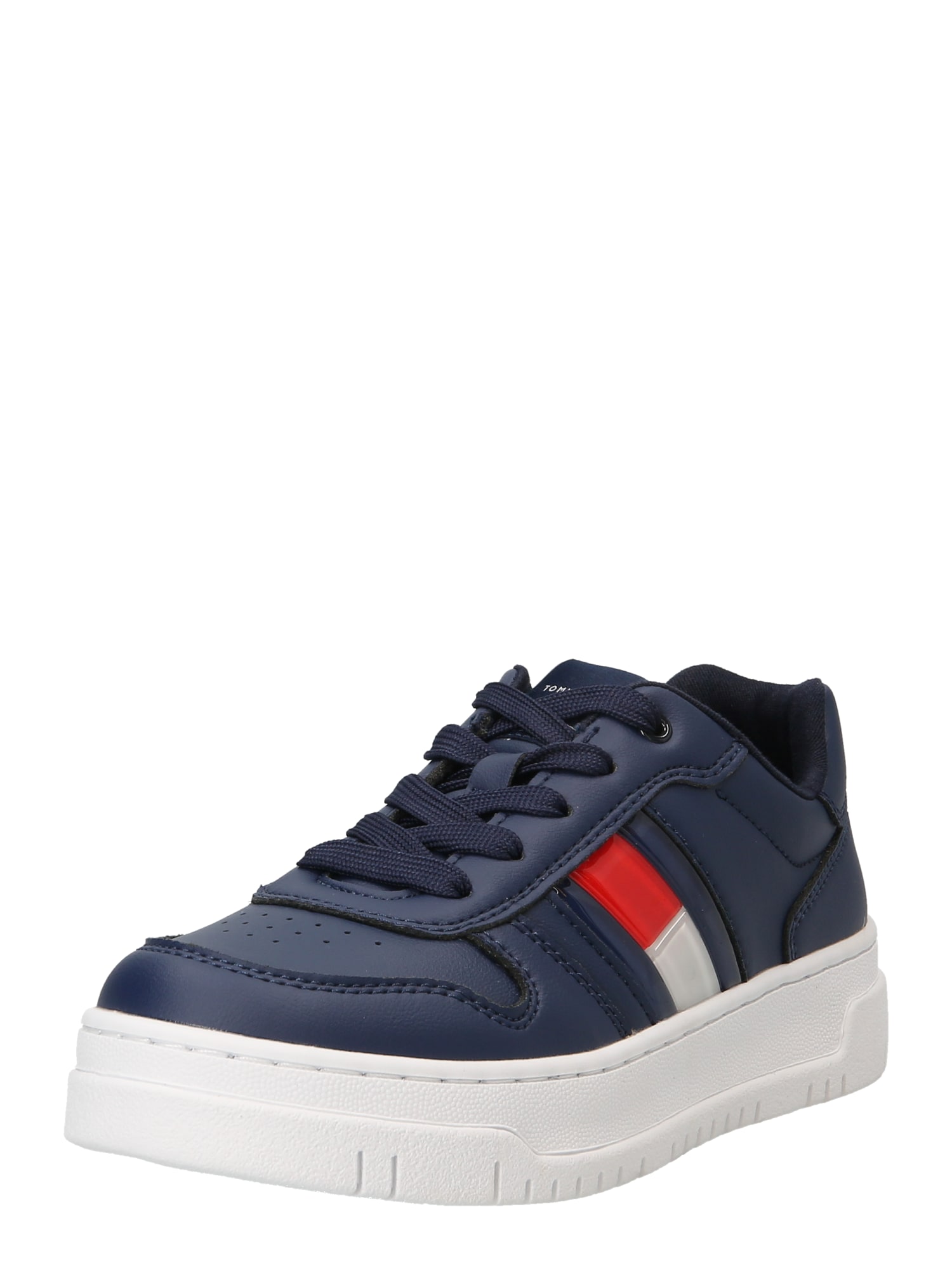 TOMMY HILFIGER Nizke superge  mornarska / rdeča / bela