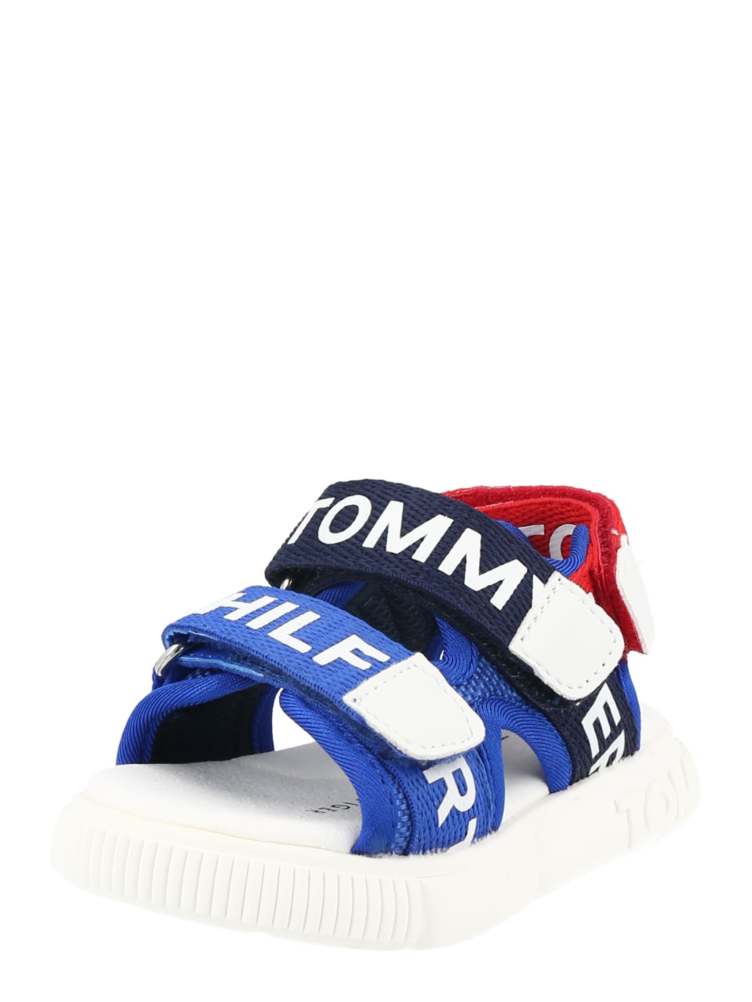 TOMMY HILFIGER Odprti čevlji  modra / nočno modra / rdeča / bela