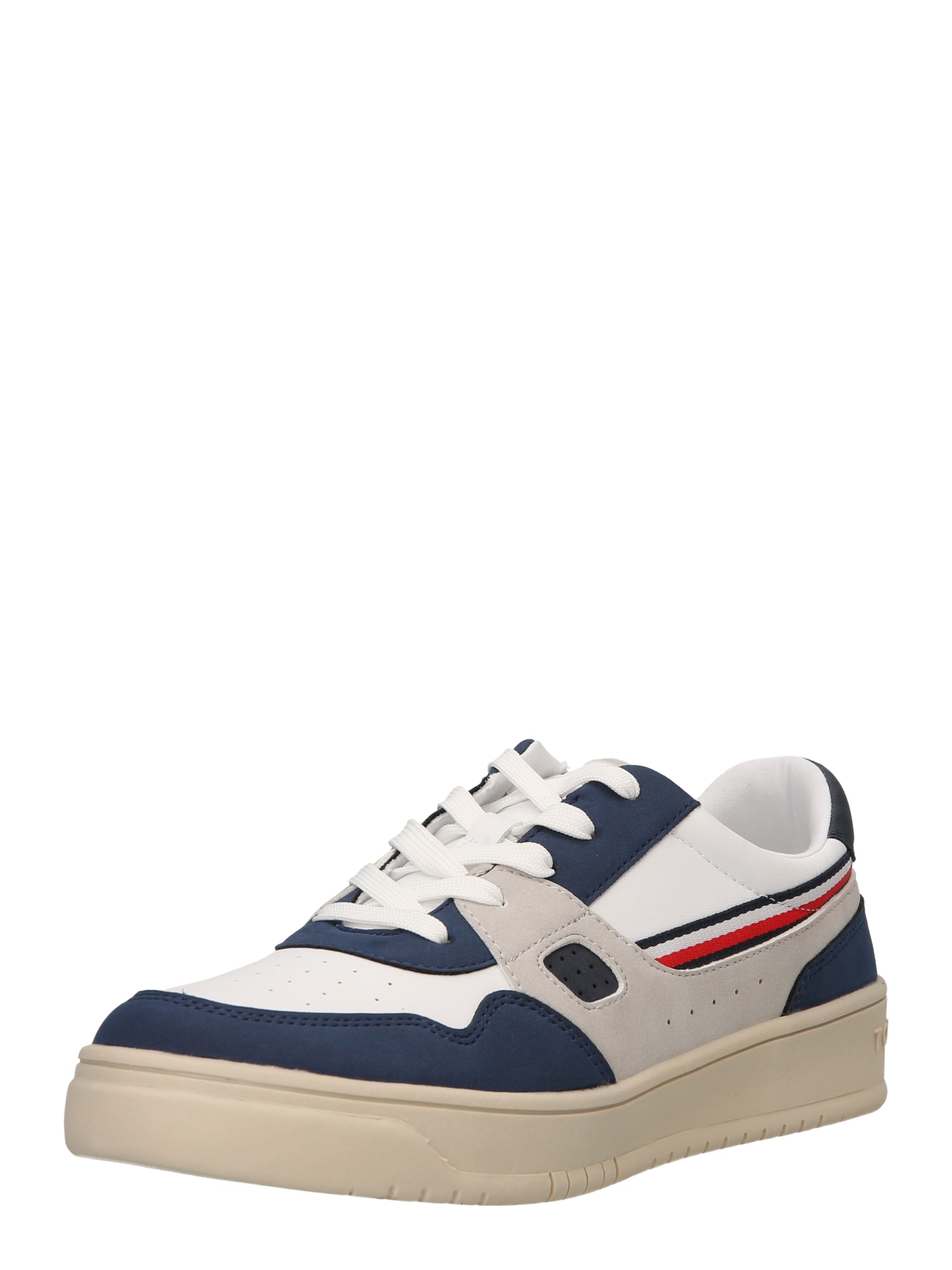 TOMMY HILFIGER Superge  mornarska / siva / rdeča / bela