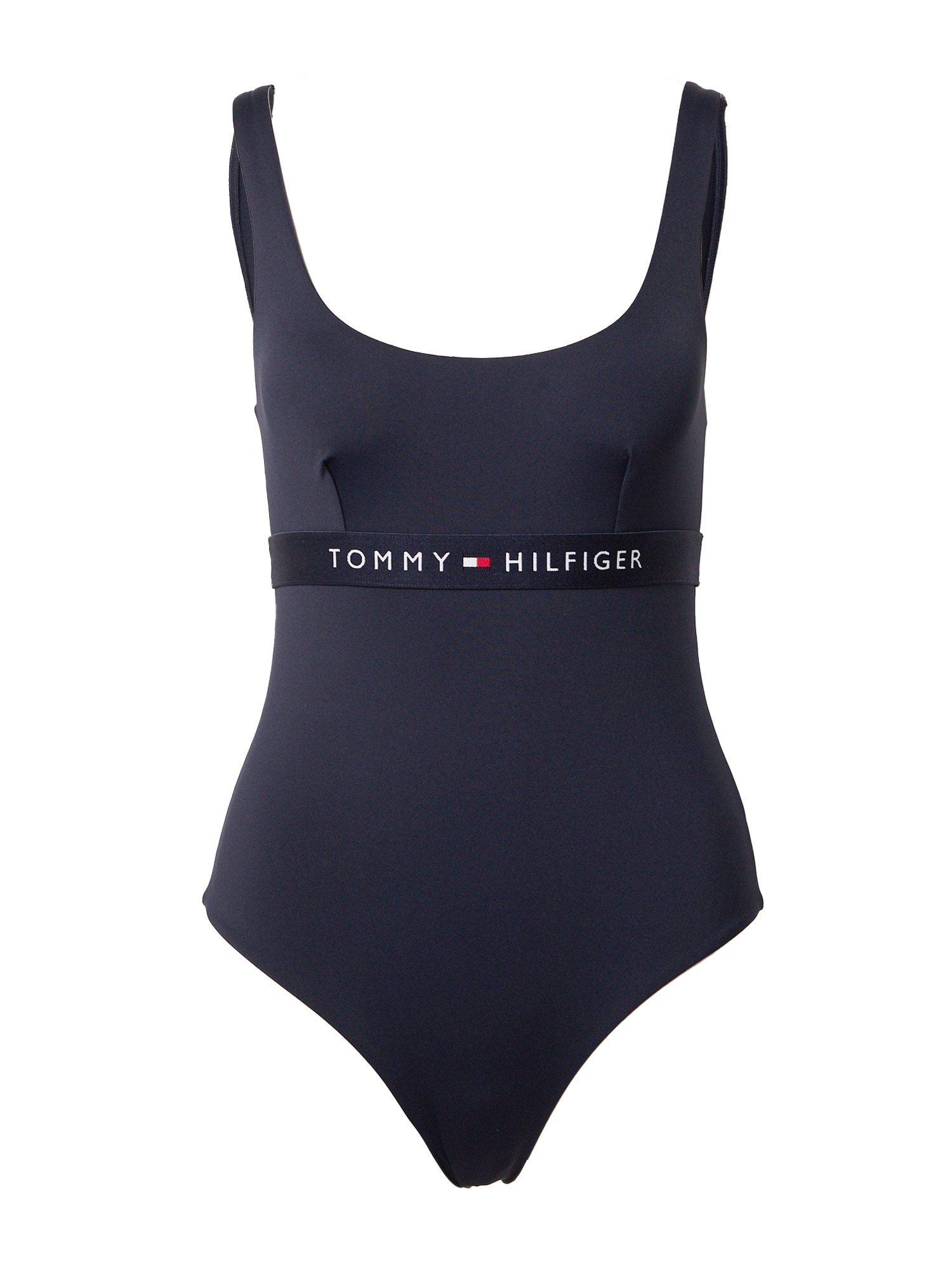 Tommy Hilfiger Underwear Enodelne kopalke  temno modra / ognjeno rdeča / bela