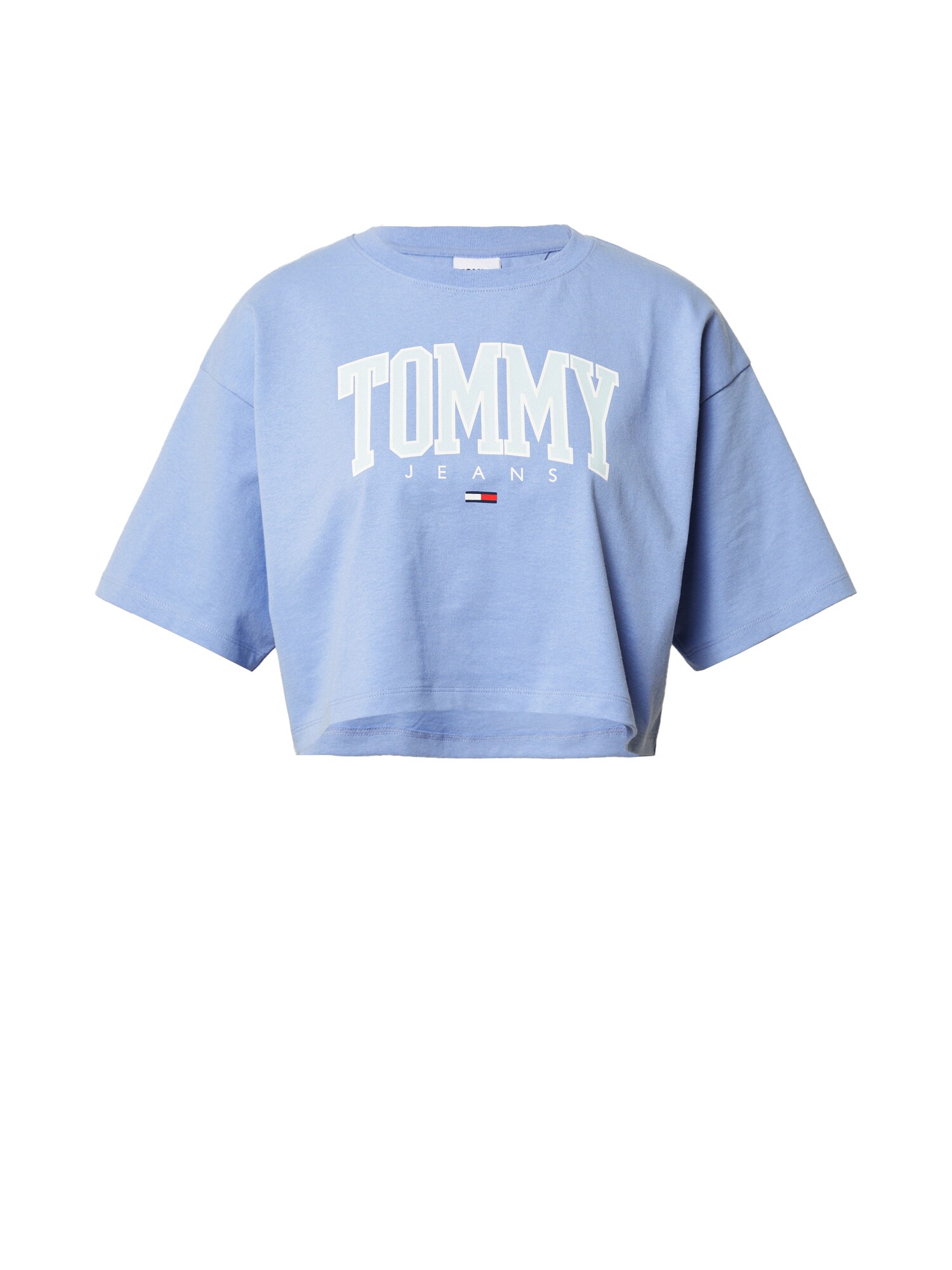 Tommy Jeans Majica  svetlo modra / temno modra / rdeča / bela